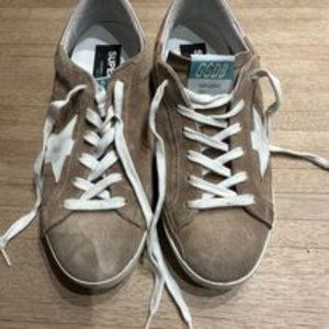 Golden Goose Superstar Gold and Pink